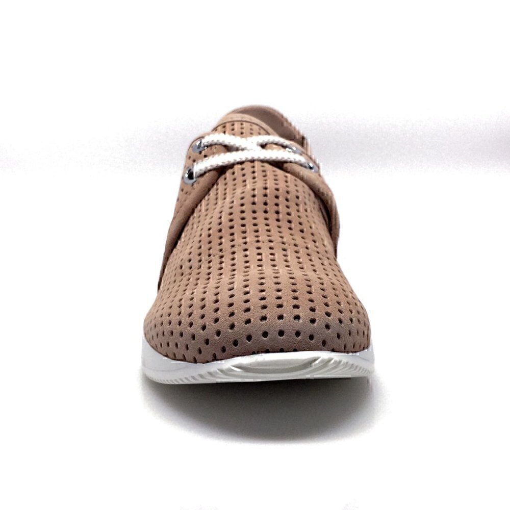 NEW MAXMARA MM41 Nude  Suede Sneakers Shoes - Picture 5 of 11